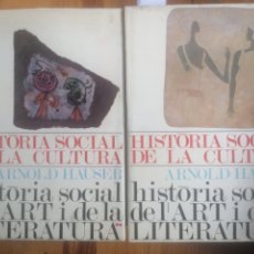 Libros de segunda mano: HISTÒRIA SOCIAL DE L'ART I DE LA LITERATURA. 2 VOL. ARNOLD HAUSER. ED. 62. BARCELONA, 1966.. Lote 253675105