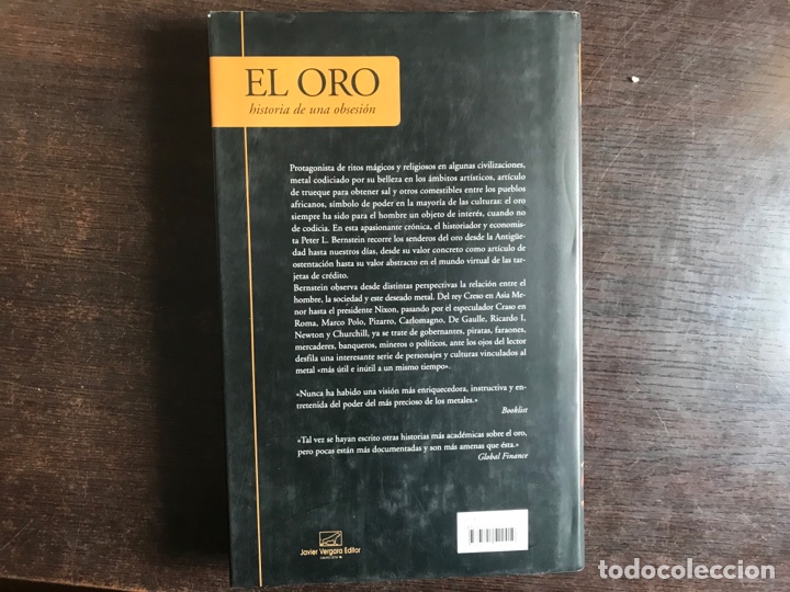 Libros de segunda mano: El oro. Historia de una obsesi&oacute;n. Peter L. Bernstein - Foto 3