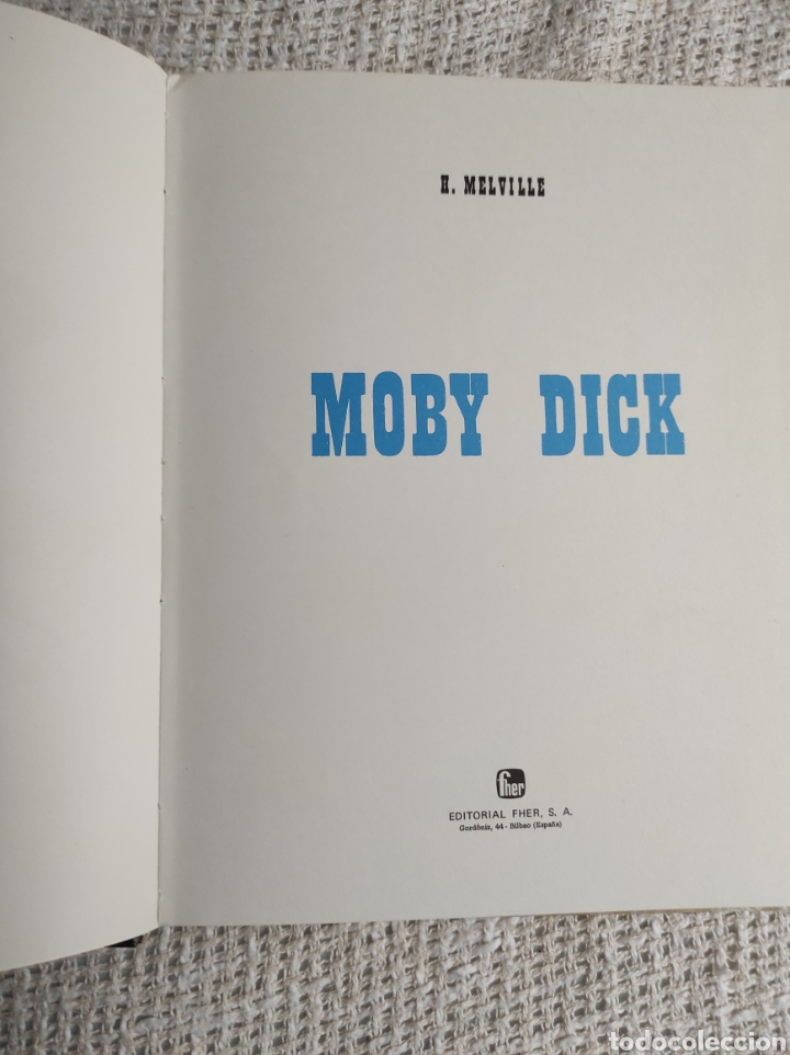 Libros de segunda mano: MOBY DICK / HERMAN MELVILLE -ED. FHER 1981 - Foto 2