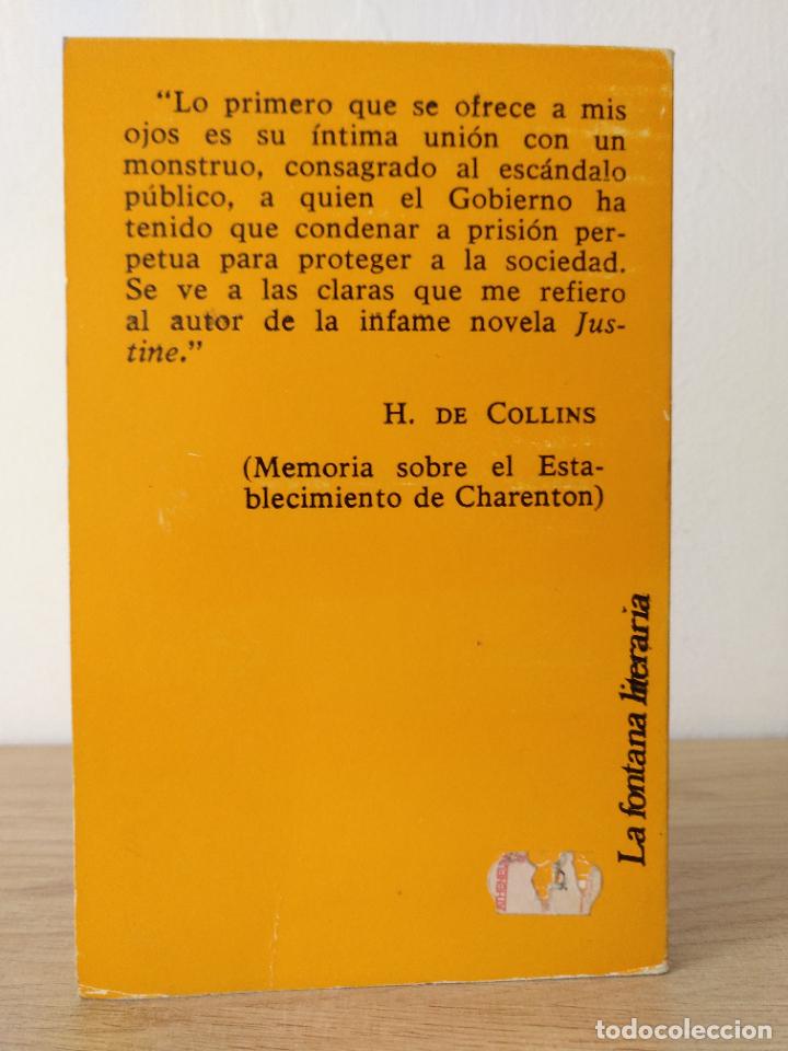 Libros de segunda mano: Diario &uacute;ltimo. Marqu&eacute;s de Sade. 1973 - Foto 2