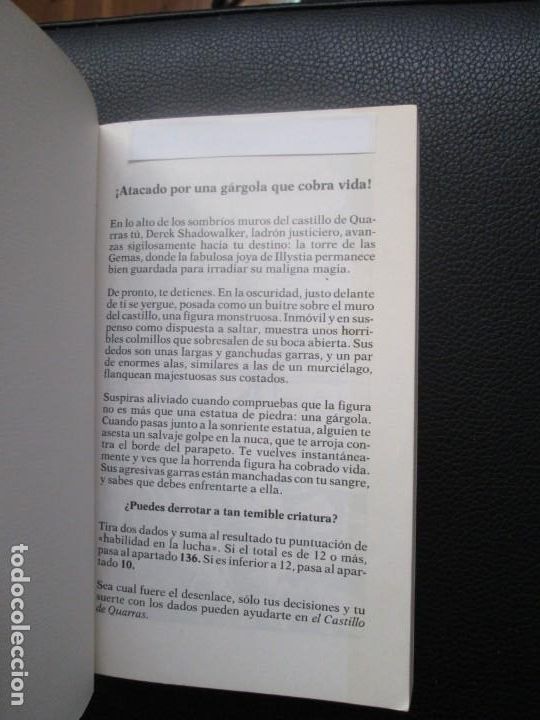 Libros de segunda mano: Dungeons & Dragons. N&ordm;2. El Castillo de Quarras. LibroJuego - Foto 4