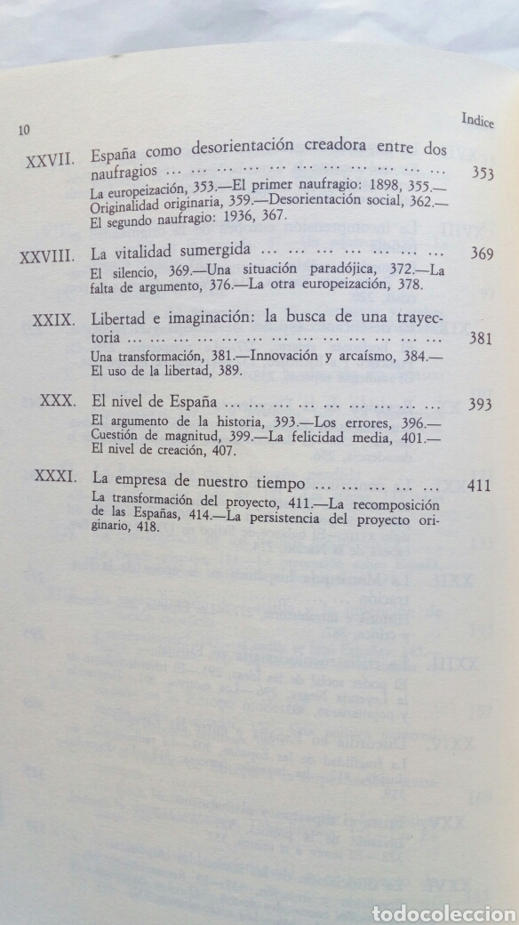 Libros de segunda mano: Espa&ntilde;a inteligible. Juli&aacute;n Mar&iacute;as. - Foto 6