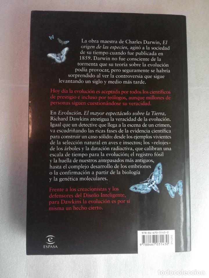 Libros de segunda mano: EVOLUCI&Oacute;N. EL MAYOR ESPECT&Aacute;CULO SOBRE LA TIERRA - RICHARD DAWKINS - Foto 3