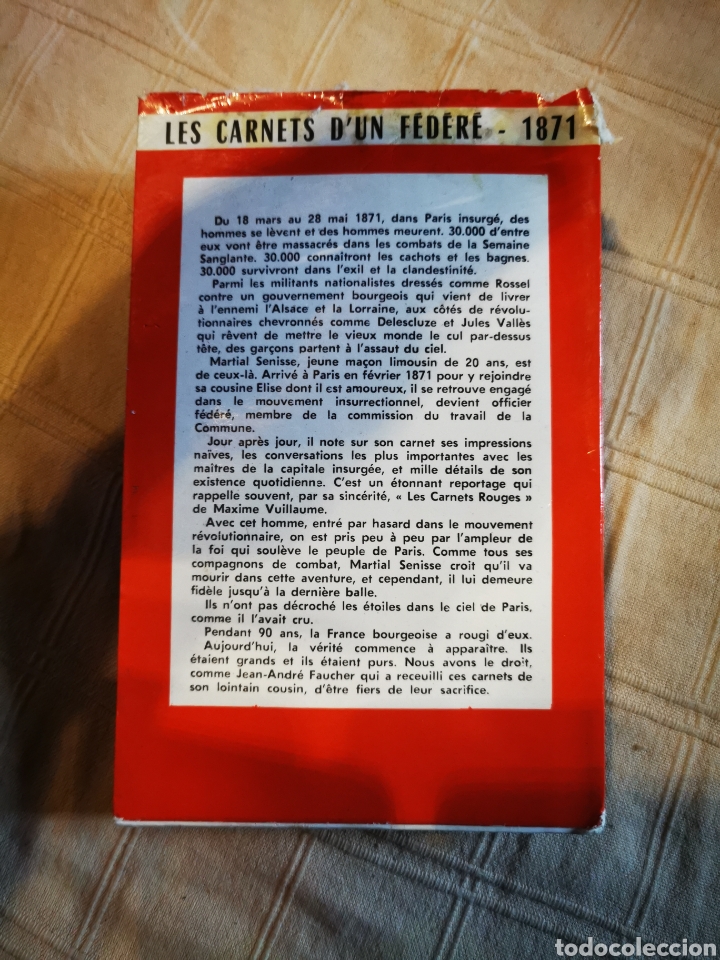 Libros de segunda mano: Libro les Carnets Dun F&eacute;d&eacute;r&eacute; - Foto 2
