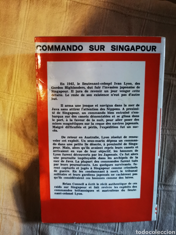 Libros de segunda mano: Commando sur Singapur Collection Action - Foto 2