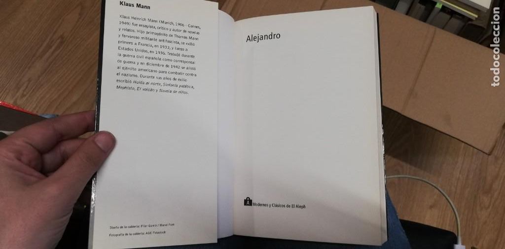 Libros de segunda mano: ALEJANDRO. KLAUS MANN. 1&ordf; EDICI&Oacute;N - Foto 2
