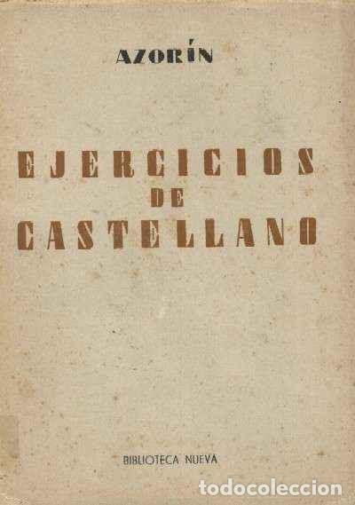 Libros de segunda mano: EJERCICIOS DE CASTELLANO. AZORIN EN-032 - Foto 1