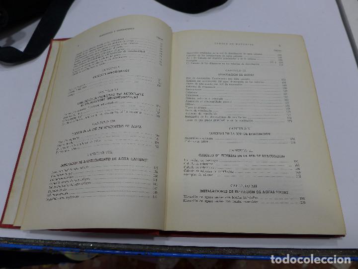Libros de segunda mano: INSTALACIONES EN LOS EDIFICIOS FONTANERIA Y SANEAMIENTO - MARIANO RODRIGUEZ AVIAL - Foto 7