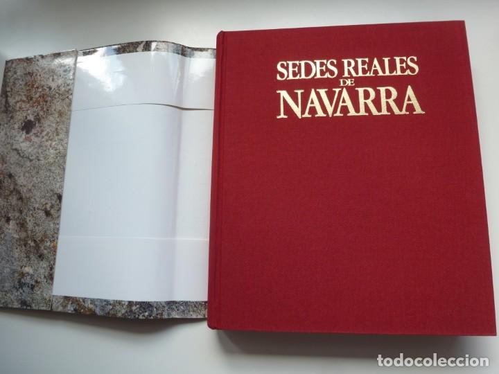 Libros de segunda mano: SEDES REALES DE NAVARRA. PRIMERA EDICI&Oacute;N. FORMATO DE LUJO - Foto 2