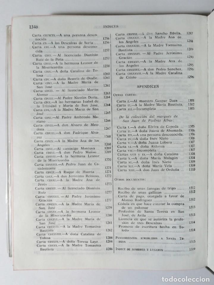 Libros de segunda mano: SANTA TERESA DE JES&Uacute;S. OBRAS COMPLETAS. 1963. - Foto 5