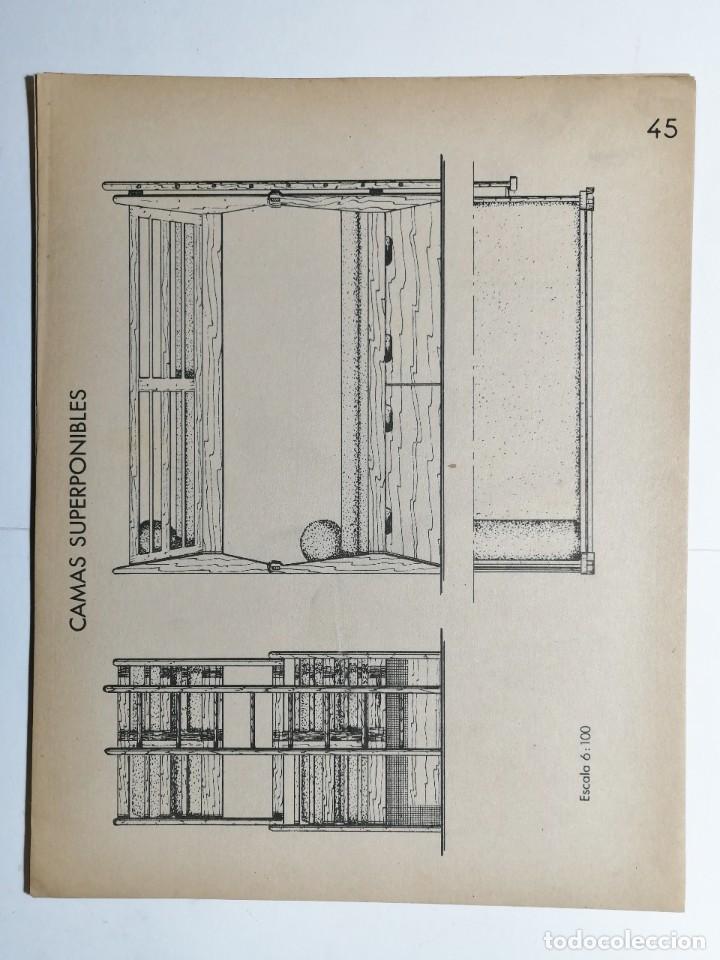 Libros de segunda mano: 90 MUEBLES DE MADERA. EDICIONES G. GILI. 64 L&Aacute;MINAS A DOBLE CARA. - Foto 4