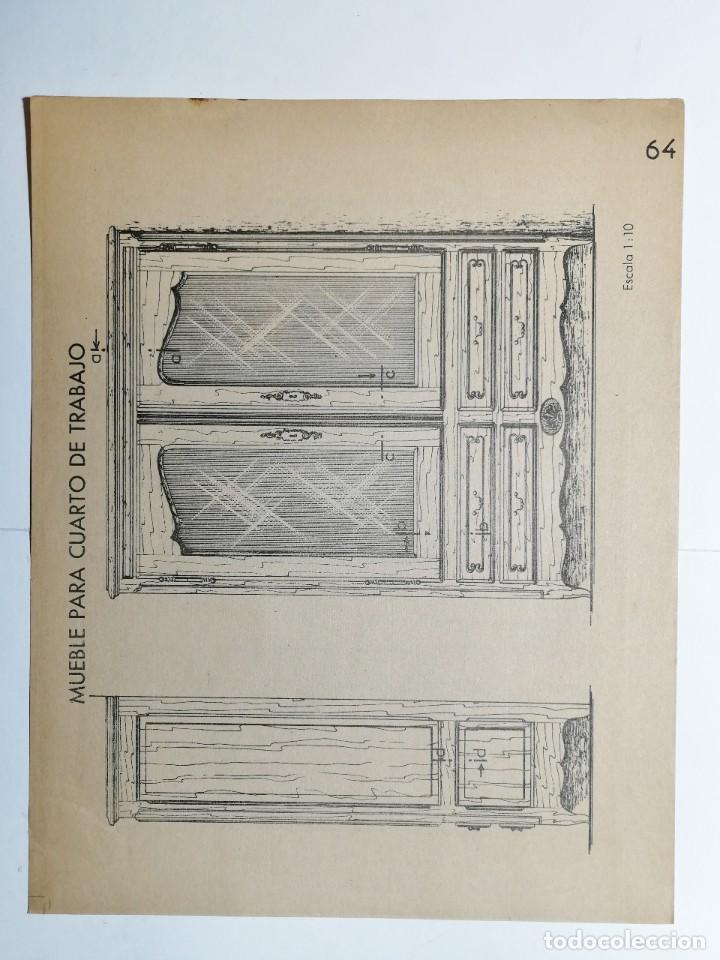 Libros de segunda mano: 90 MUEBLES DE MADERA. EDICIONES G. GILI. 64 L&Aacute;MINAS A DOBLE CARA. - Foto 5