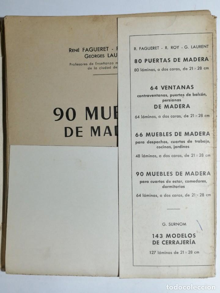 Libros de segunda mano: 90 MUEBLES DE MADERA. EDICIONES G. GILI. 64 L&Aacute;MINAS A DOBLE CARA. - Foto 6