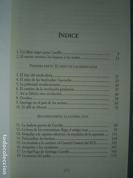 Libros de segunda mano: EL LIBRO NEGRO DE CARRILLO - Jos&eacute; Javier Esparza - Foto 2