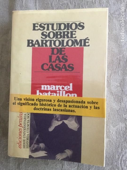 Libros de segunda mano: Estudios sobre Bartolom&eacute; de Las Casas. Marcel Bataillon. 1&ordf; edici&oacute;n. - Foto 1
