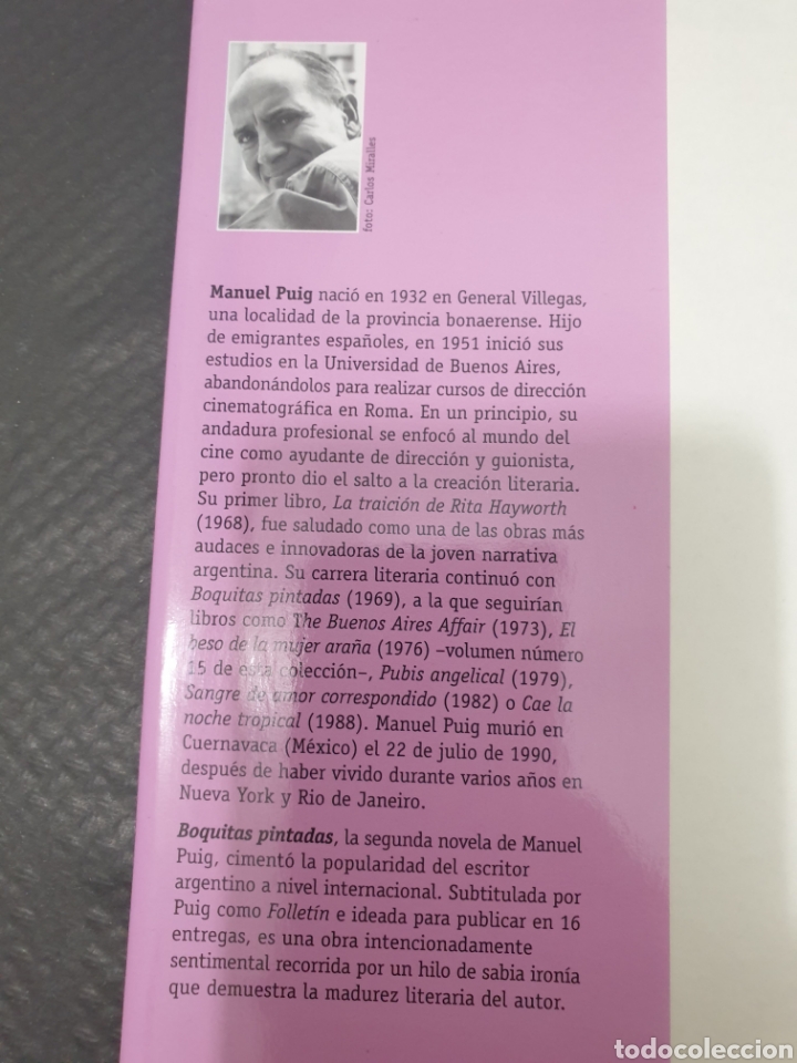 Libros de segunda mano: Boquitas pintadas, Manuel Puig, 2001 - Foto 5