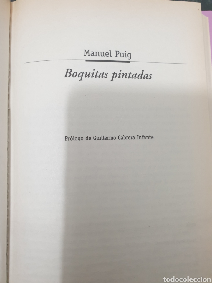 Libros de segunda mano: Boquitas pintadas, Manuel Puig, 2001 - Foto 6