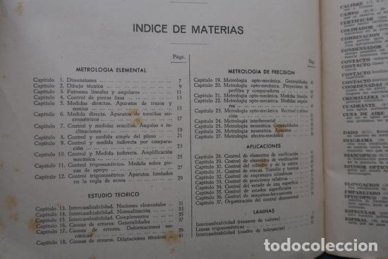 Libros de segunda mano: LIBRO METROLOGIA DIMENSIONAL . A. CHEVALIER - L. LABURTE . TEA - Foto 5