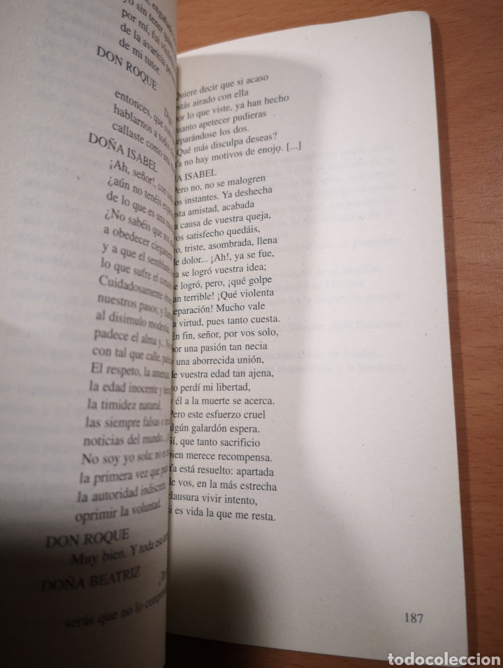 Libros de segunda mano: EL SI DE LAS NI&Ntilde;AS - LEANDRO FERNANDEZ DE MORATIN - Foto 3