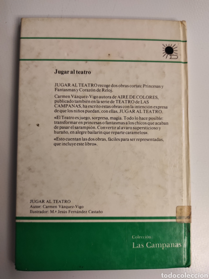 Libros de segunda mano: Jugar al teatro. Carmen V&aacute;zquez-Vigo - Foto 5