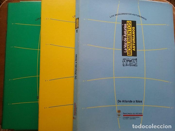 Gebrauchte B&uuml;cher: LOS MONUMENTOS ASTURIANOS, CARPETAS DE LAMINAS NUMEROS 1, 2 Y 3 , LA VOZ DE ASTURIAS, 1991
