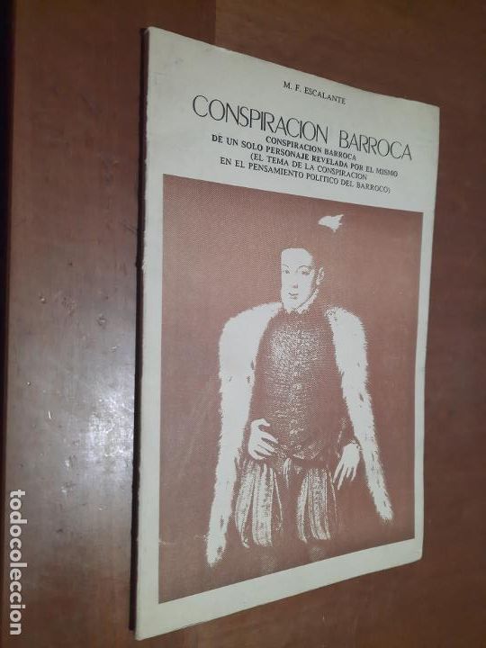 Gebrauchte B&uuml;cher: CONSPIRACI&Oacute;N BARROCA. M.F. ESCALANTE. R&Uacute;STICA. BUEN ESTADO
