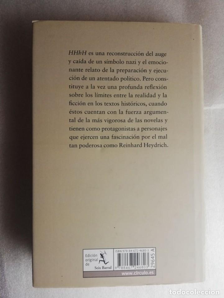Libros de segunda mano: HHhH - LAURENT BINET/ CIRCULO DE LECTORES - Foto 3