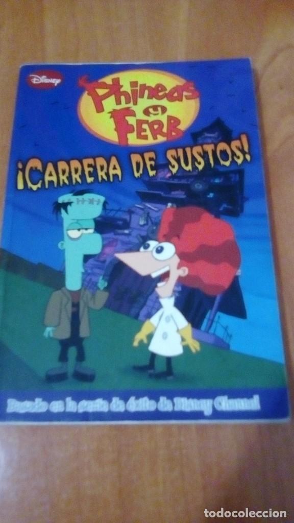 Libros de segunda mano: PHINEAS Y FERB &iexcl;CARRERA DE SUSTOS! - Kitty Richards - Foto 1
