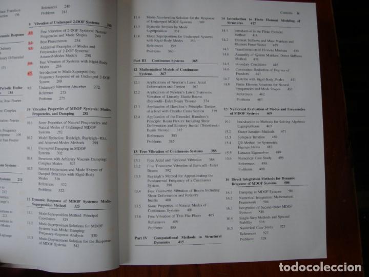 Libros de segunda mano: LIBRO FUNDAMENTOS DE ESTRUCTURAS DIN&Aacute;MICAS IDIOMA INGL&Eacute;S - Foto 6