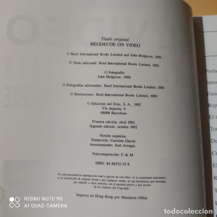 Libros de segunda mano: EL LIBRO DE EL VIDEO. JOHN HEDGECOE. EDICIONES DEL DRAC. 1992. PAGS.254 - Foto 3