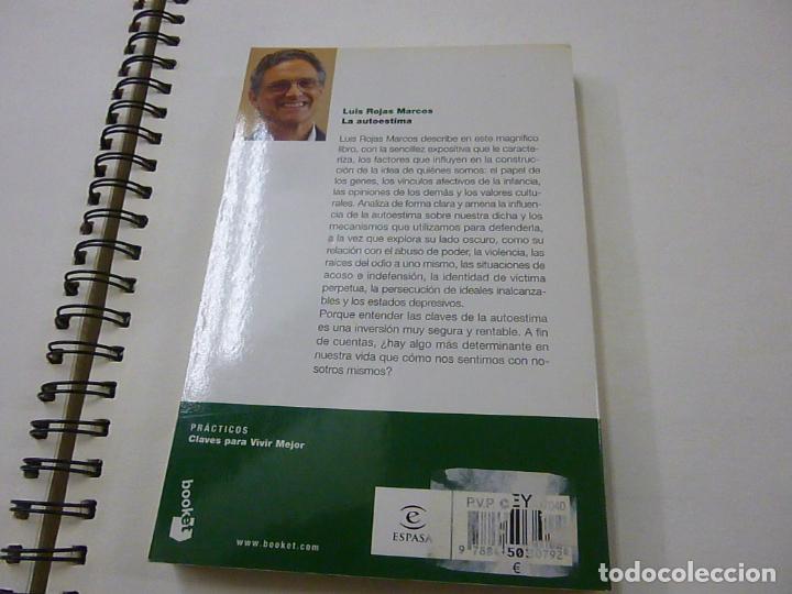 Libros de segunda mano: LA AUTOESTIMA - LUIS ROJAS MARCOS - ESPASA - 2007 - N2 - Foto 2