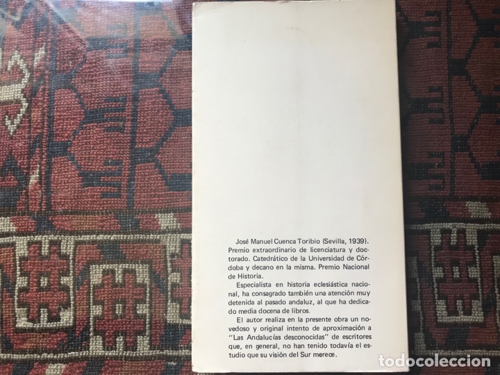 Libros de segunda mano: Visi&oacute;n de Andaluc&iacute;a. Jos&eacute; Manuel Cuenca Toribio. Dif&iacute;cil - Foto 2
