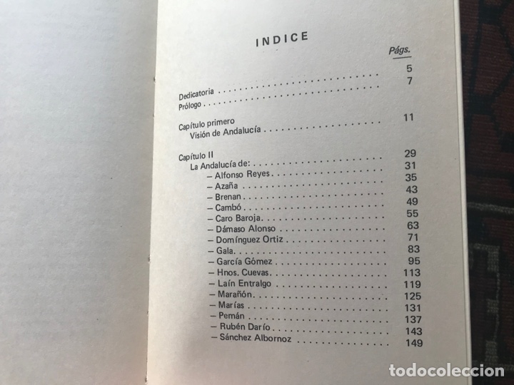 Libros de segunda mano: Visi&oacute;n de Andaluc&iacute;a. Jos&eacute; Manuel Cuenca Toribio. Dif&iacute;cil - Foto 3
