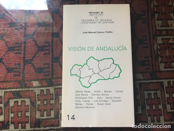 Libros de segunda mano: Visi&oacute;n de Andaluc&iacute;a. Jos&eacute; Manuel Cuenca Toribio. Dif&iacute;cil - Foto 1