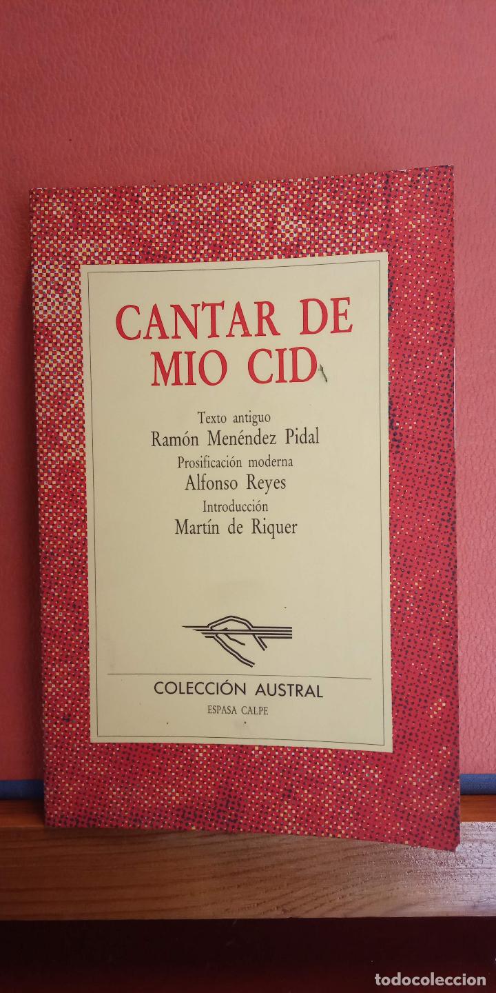 Libros de segunda mano: CANTAR DEL CID. RAM&Oacute;N MEN&Eacute;NDEZ PIDAL. ESPASA CALPE, S.A. - Foto 1