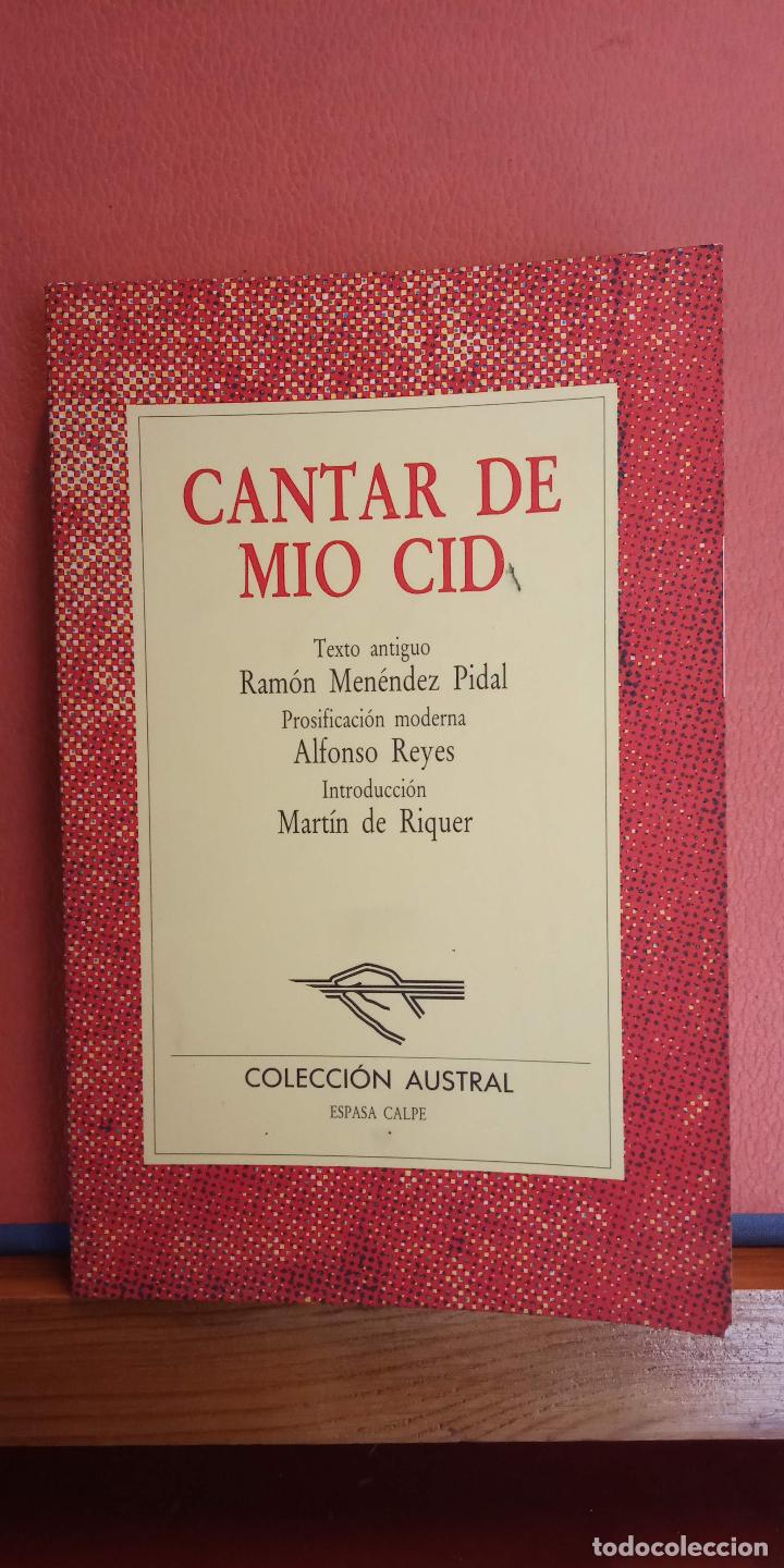 Libros de segunda mano: CANTAR DEL CID. RAM&Oacute;N MEN&Eacute;NDEZ PIDAL. ESPASA CALPE, S.A. - Foto 1