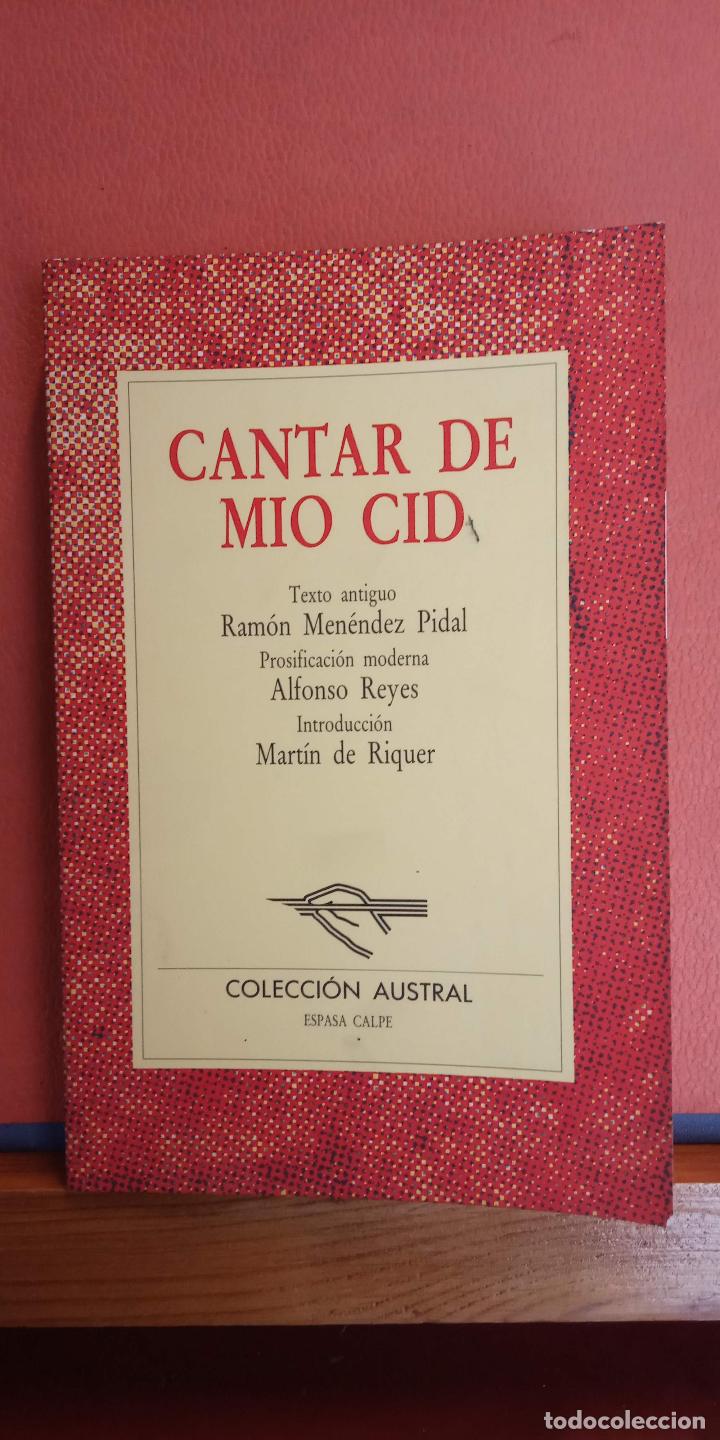 Libros de segunda mano: CANTAR DEL CID. RAM&Oacute;N MEN&Eacute;NDEZ PIDAL. ESPASA CALPE, S.A. - Foto 1