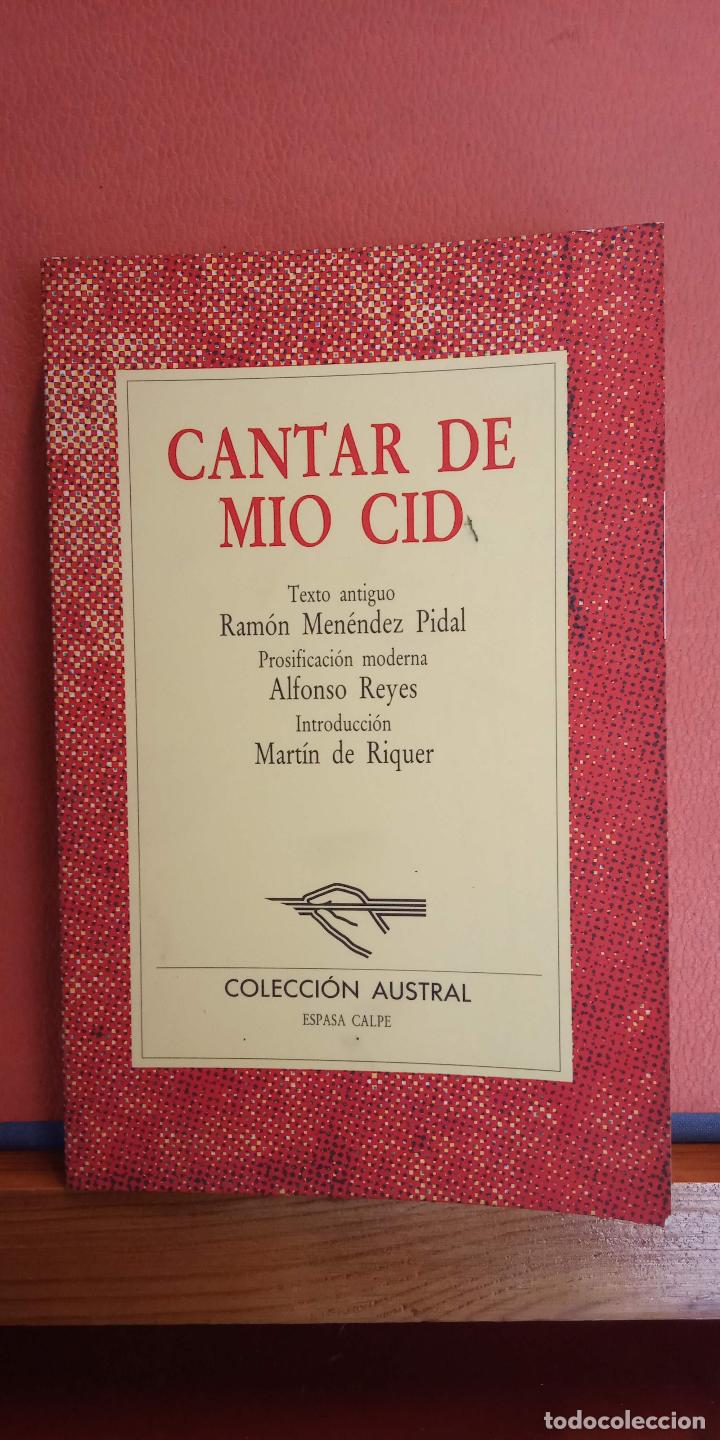 Libros de segunda mano: CANTAR DEL CID. RAM&Oacute;N MEN&Eacute;NDEZ PIDAL. ESPASA CALPE, S.A. - Foto 1