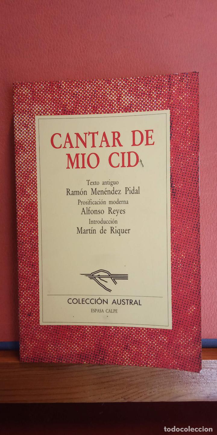 Libros de segunda mano: CANTAR DEL CID. RAM&Oacute;N MEN&Eacute;NDEZ PIDAL. ESPASA CALPE, S.A. - Foto 1