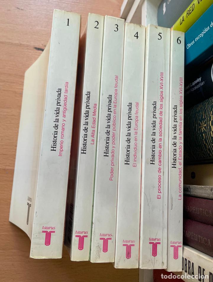 Libros de segunda mano: HISTORIA DE LA VIDA PRIVADA, 6 Volumenes, Taurus - Foto 5