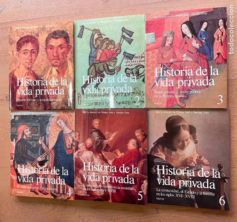 Libros de segunda mano: HISTORIA DE LA VIDA PRIVADA, 6 Volumenes, Taurus - Foto 1