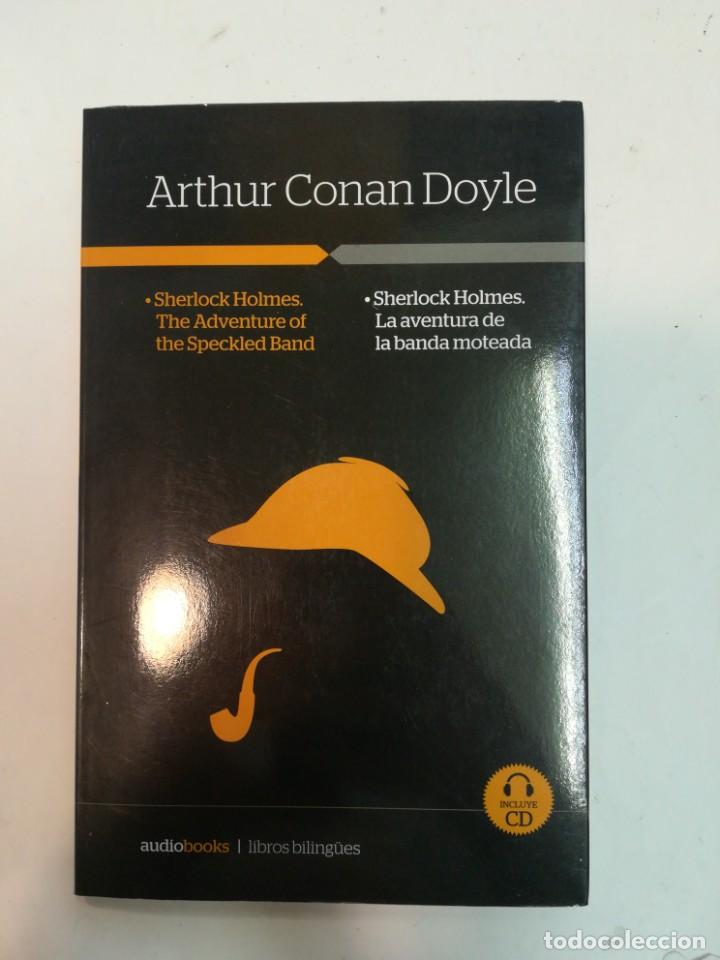 Libros de segunda mano: ARTHUR CONAN DOYLE Sherlock Holmes (ingl&eacute;s/castellano +CD) SA3819 - Foto 1