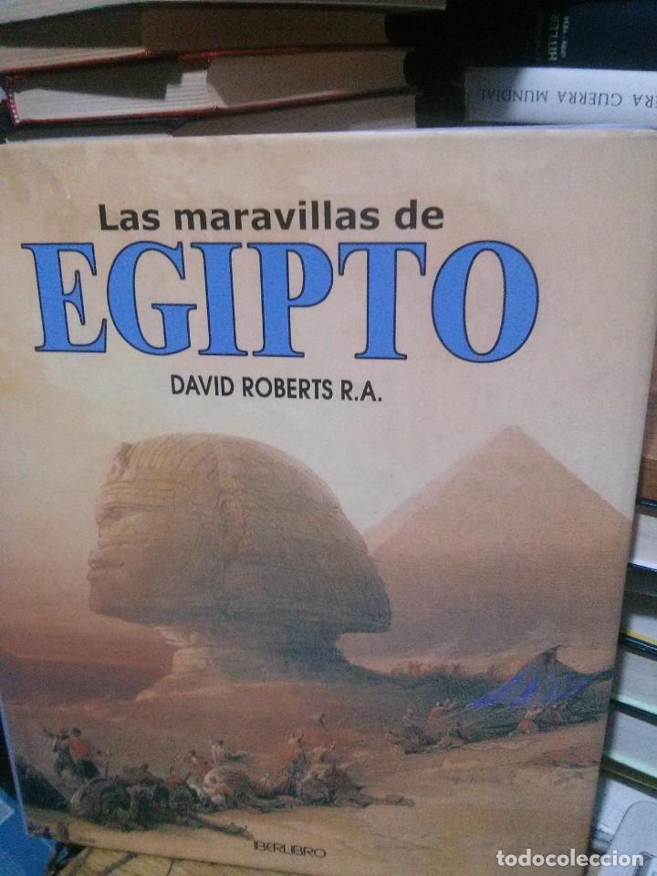 Libros de segunda mano: LAS MARAVILLAS DE EGIPTO, DAVID ROBERTS R.A. , ED. IBERLIBRO - Foto 1
