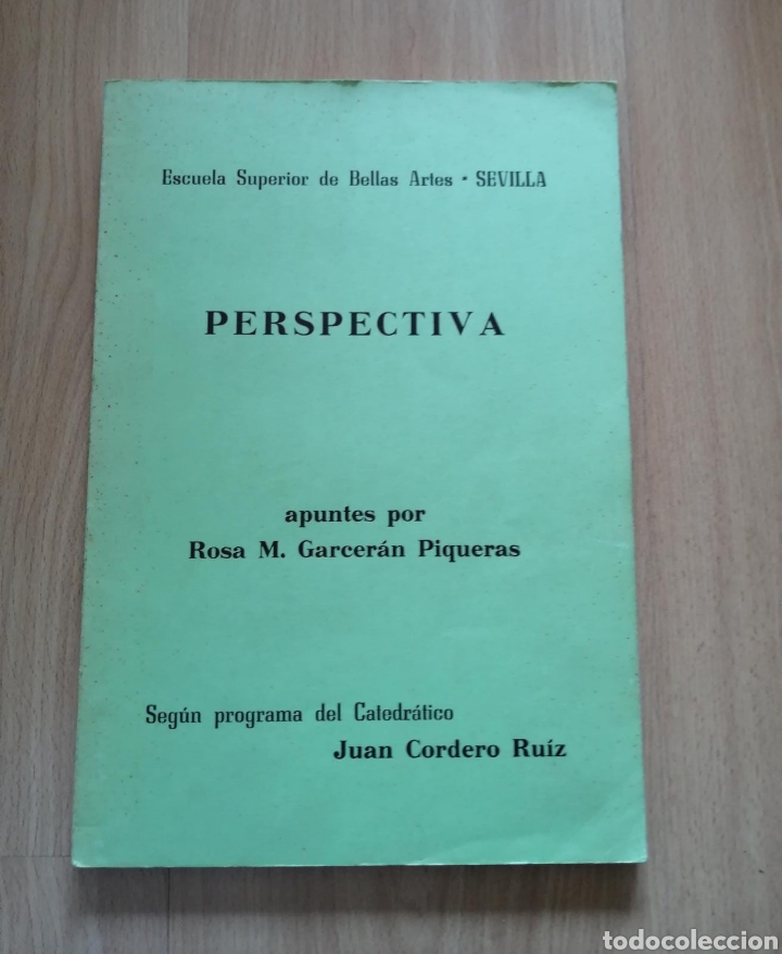 Libros de segunda mano: PERSPECTIVA / Escuela de Bellas artes * Sevilla - Foto 1