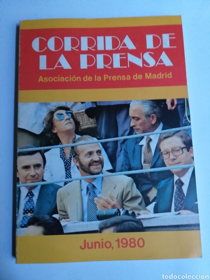 Libros de segunda mano: Corrida de la Prensa junio 1980 . Toros - Foto 1