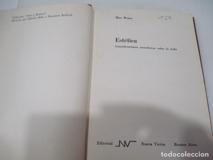 Libros de segunda mano: MAX BENSE Est&eacute;tica W6671 - Foto 2