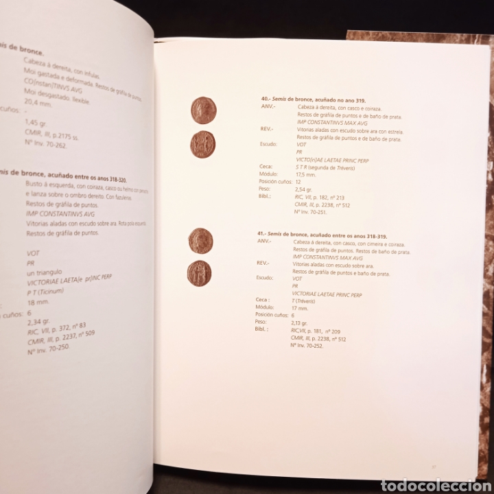 Libros de segunda mano: MOEDAS DO MUSEO DO CASTRO DE VILADONGA - XUNTA DE GALICIA 2009 - Foto 5