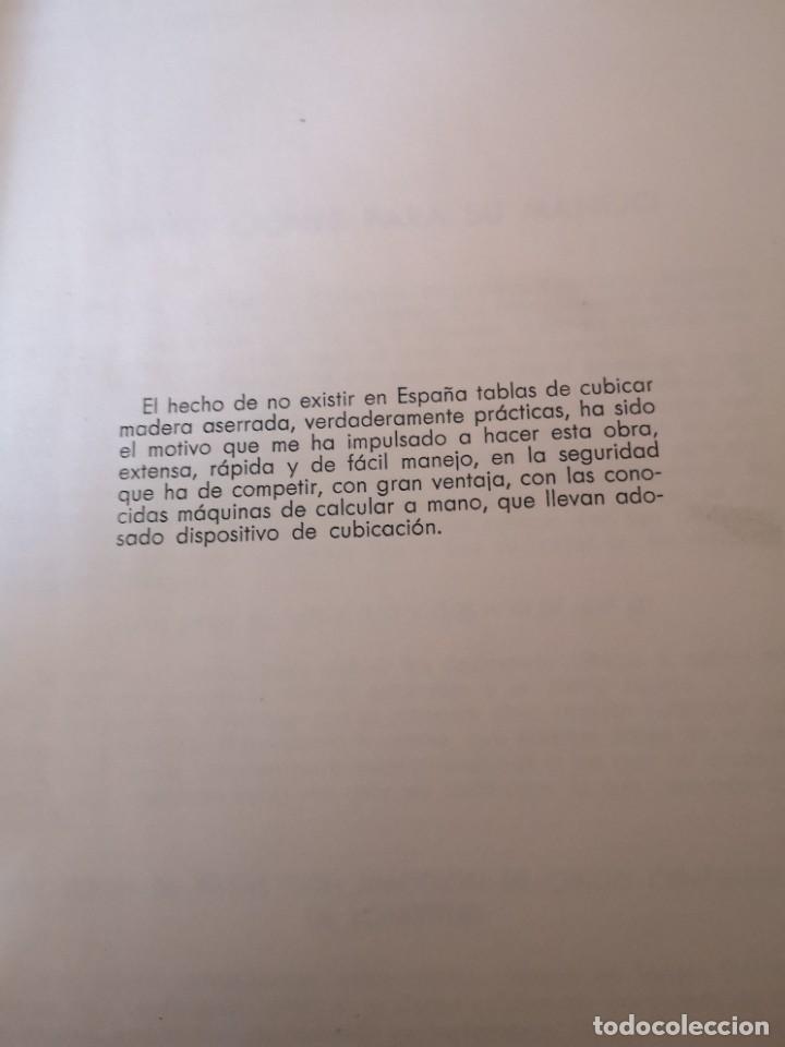 Libros de segunda mano: Libro tablas para cubicar madera aserrada - Foto 3