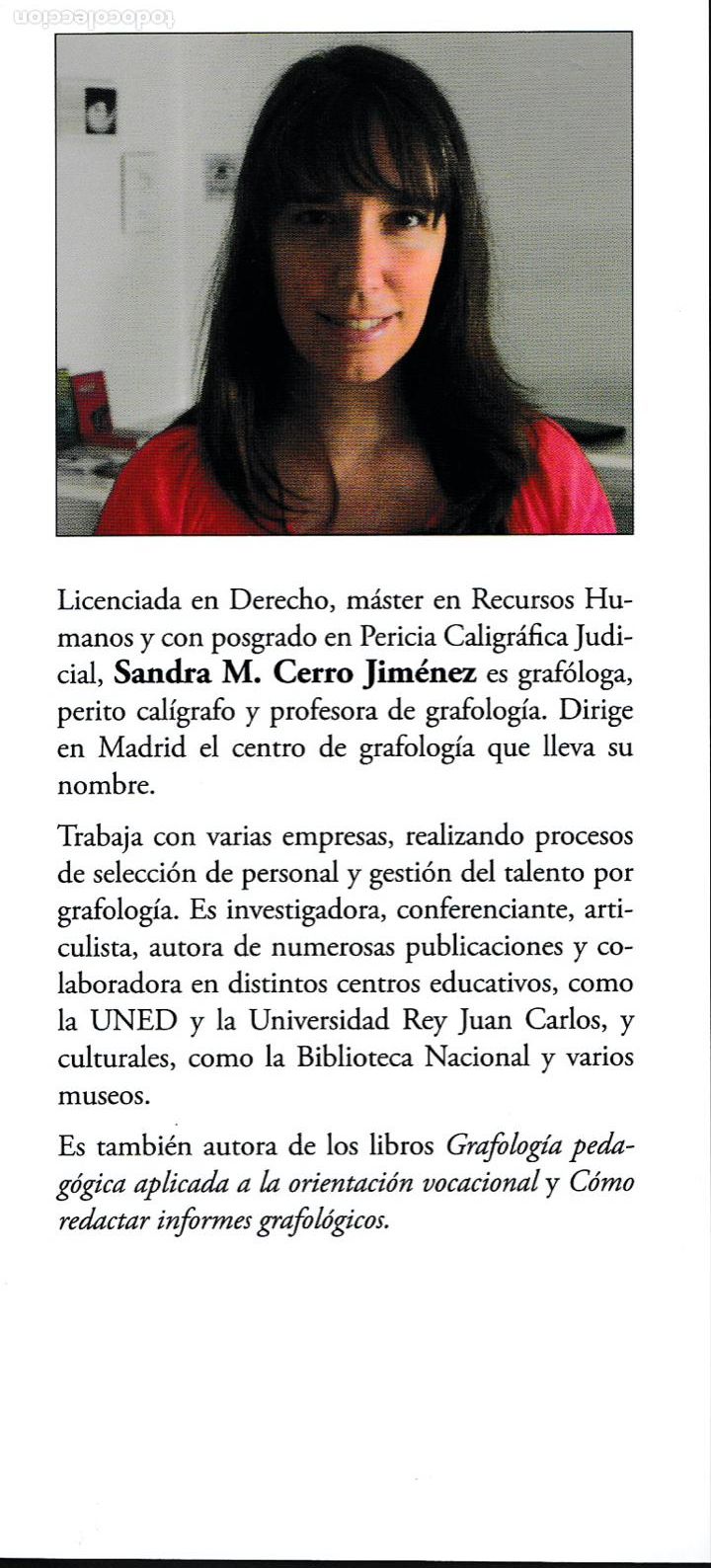 Libros de segunda mano: Grafolog&iacute;a en la gesti&oacute;n del talento / Sandra M. Cerro Jim&eacute;nez - Foto 2