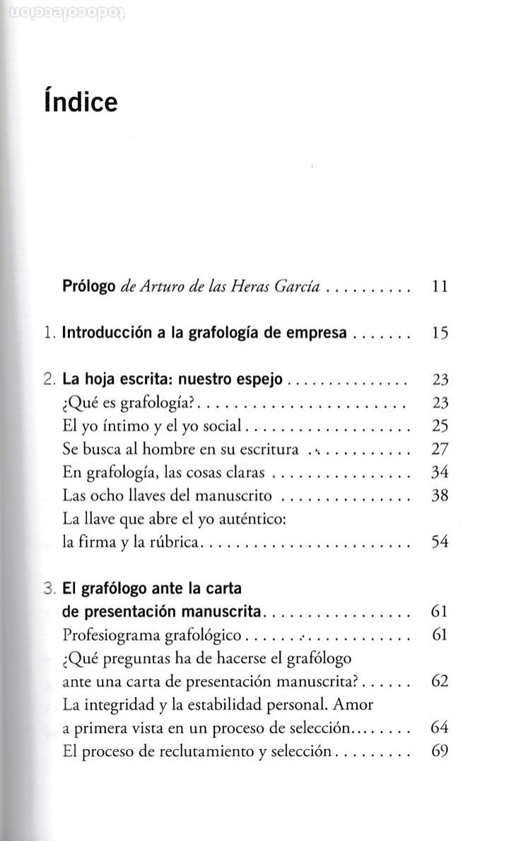 Libros de segunda mano: Grafolog&iacute;a en la gesti&oacute;n del talento / Sandra M. Cerro Jim&eacute;nez - Foto 3